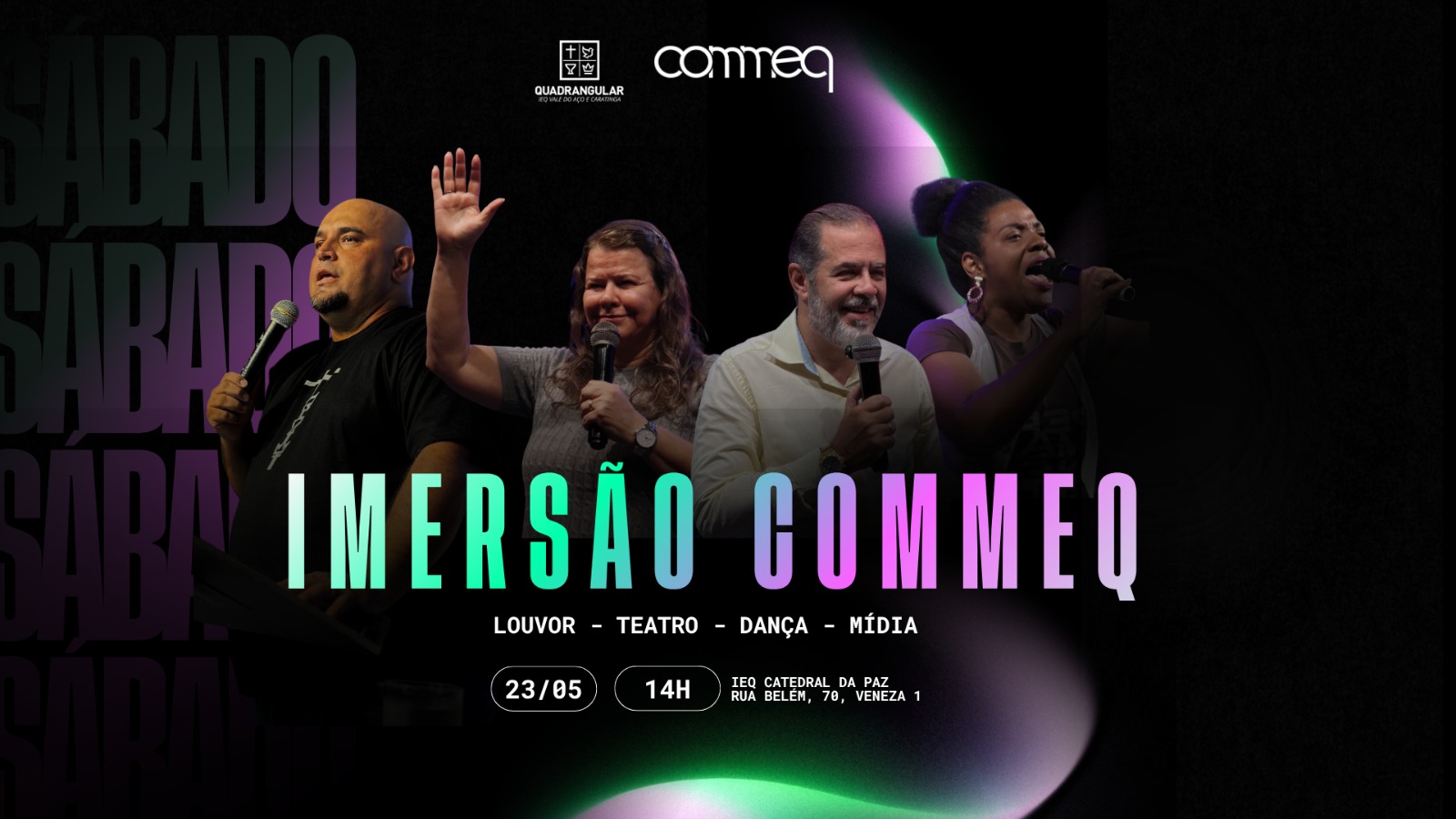 Sede da IEQ do Vale do Aço recebe no mês de maio o Imersão COMMEQ reunindo ministérios de arte em Ipatinga